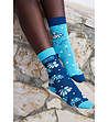 Дамски чорапи в сини нюанси Vencia-0 снимка