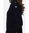 Дамски пуловер в черно Tola-2 снимка