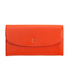 Оранжев дамски портфейл от естествена кожа Gandia с RFID защита-0 снимка
