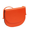 Кожена дамска чанта в оранжево Altea-3 снимка