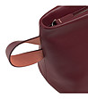 Малка ефектна дамска чанта в цвят бордо Fuerte-3 снимка