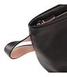 Малка ефектна дамска чанта в черно и цвят пудра Fuerte-3 снимка