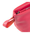 Малка ефектна дамска чанта в цвят малина Fuerte-3 снимка