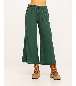 Дамски панталон в зелено Felipa снимка