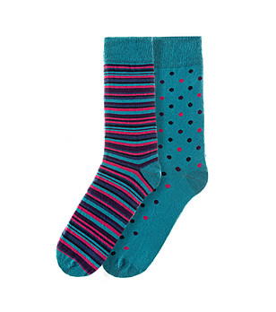 Комплект от 2 чифта памучни мъжки чорапи Albert снимка