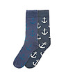 Комплект от 2 чифта памучни мъжки чорапи Tibby-0 снимка