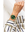 Дамски златист часовник с циферблат в златисто Karolen-1 снимка