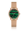 Розовозлатист часовник с ефектен зелен циферблат Rachela-0 снимка