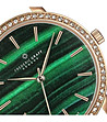 Розовозлатист часовник с ефектен зелен циферблат Rachela-2 снимка