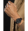 Дамски часовник в черно и сребристо Andrina-1 снимка