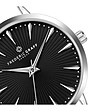 Дамски часовник в черно и сребристо Andrina-2 снимка