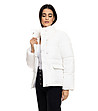 Късо дамско яке в бяло Carmen-2 снимка