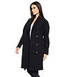 Черно дамско палто Alvara-2 снимка