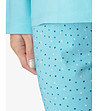 Дамска памучна пижама в син нюанс-1 снимка