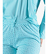 Дамска памучна пижама в син нюанс-2 снимка