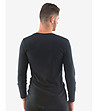 Черна мъжка памучна блуза Vin-1 снимка
