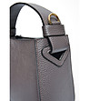 Кафява дамска чанта от естествена кожа Keila-3 снимка