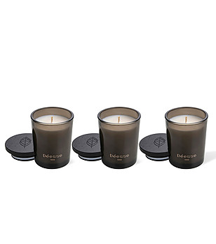 Комплект от 3 ароматни свещи Until Dawn 3х70g снимка