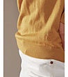Дамски вълнен пуловер в цвят горчица Danae-4 снимка