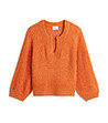 Оранжев дамски пуловер Allora-2 снимка