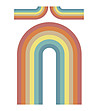 Декоративен стикер Rainbow-1 снимка