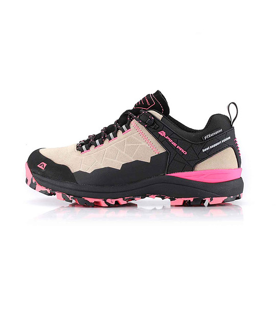 Unisex туристически обувки в черно и розово снимка