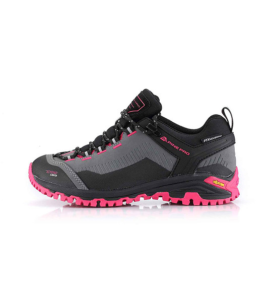 Unisex туристически обувки в черно и розово снимка