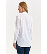 Дамска бяла риза Kalona-1 снимка