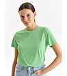 Светлозелена дамска тениска Leonie-0 снимка