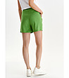 Зелени дамски къси панталонки Pralina-1 снимка