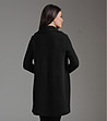 Черно дамско палто Ksenia-1 снимка