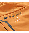 Оранжево мъжко softshell яке Hoor с DWR-3 снимка