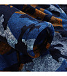 Мъжко спортно горнище в синьо и кафяво Eflin-2 снимка