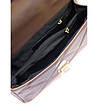 Дамска кожена чанта в цвят таупе Kalona-4 снимка