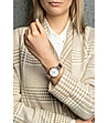 Дамски розовозлатист часовник със седефен циферблат Vala-1 снимка