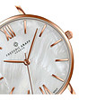 Дамски розовозлатист часовник със седефен циферблат Vala-2 снимка