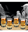 Комплект от 4 чаши за шотове за любителите на химията-3 снимка