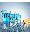 Комплект от 4 чаши за шотове за любителите на химията-4 снимка