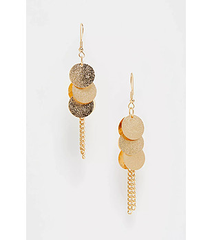 Дамски златисти обеци Belinda снимка