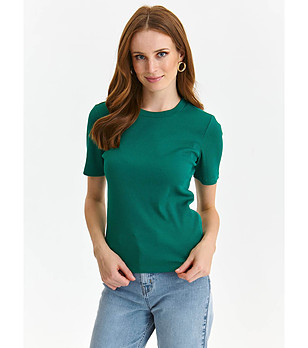 Дамска зелена блуза Kiera снимка