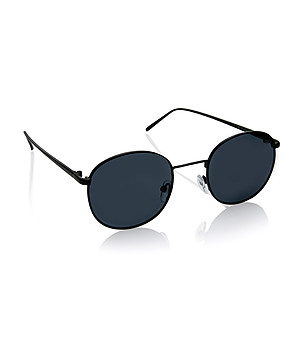 Кръгли слънчеви поляризирани unisex очила в черно снимка
