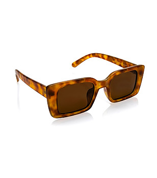 Слънчеви unisex поляризирани очила в кафява хавана снимка