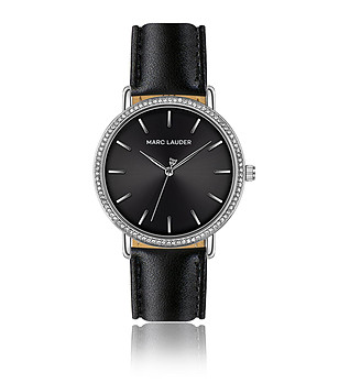 Дамски часовник в сребристо и черно Mariazell снимка
