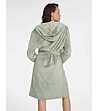 Дамски халат в зелен нюанс Grape-1 снимка
