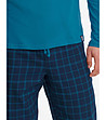 Мъжка памучна пижама в сини нюанси Unusual-4 снимка
