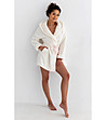 Дамски пухкав халат в екрю Sephora-0 снимка