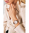 Розовозлатист дамски часовник с кристал Zoé-3 снимка