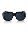 Унисекс черни поляризирани слънчеви очила-0 снимка