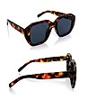 Слънчеви очила в цвят хавана в черно и оранжево с поляризация-1 снимка