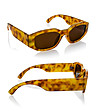 Unisex слънчеви очила в цвят хавана с поляризация-1 снимка